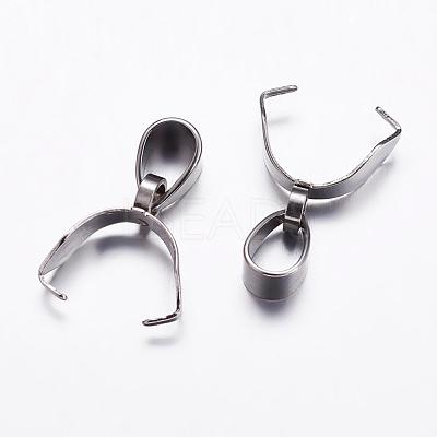 Tarnish Resistant 304 Stainless Steel Pinch Bails STAS-K146-090-4x16-1