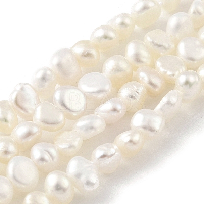Natural Cultured Freshwater Pearl Beads Strands PEAR-A006-02E-1