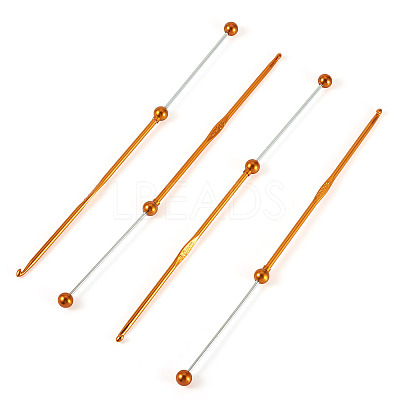 4Pcs DIY Alloy Beadable Crochet Hooks AJEW-TA0003-50C-1