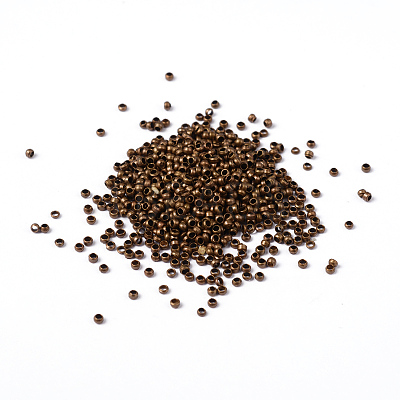 Brass Crimp End Beads X-E002-NFAB-1