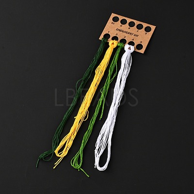 DIY Transparent Fabric Embroidery Kits DIY-K032-80-1
