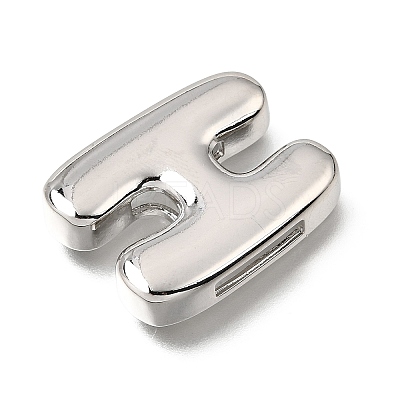Brass Slide Charms KK-Z163-01P-H-1