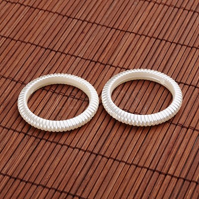 Ring Acrylic Imitation Pearl Bead Frame OACR-O002-6657-1