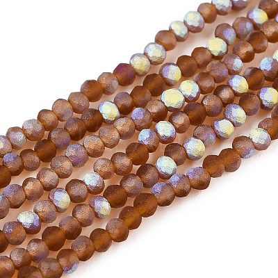 Transparent Glass Beads Strands EGLA-A044-T1mm-MB02-1