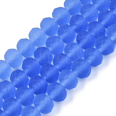 Transparent Glass Beads Strands EGLA-A044-T8mm-MD14-1