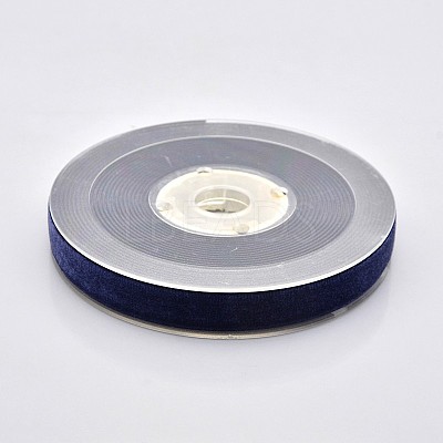 Polyester Velvet Ribbon for Gift Packing and Festival Decoration SRIB-M001-13mm-370-1