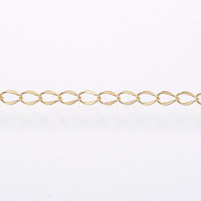 3.28 Feet Handmade Ion Plating(IP) 304 Stainless Steel Curb Chains X-STAS-G038-11A-1