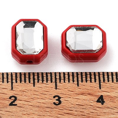 Spray Painted Alloy Bead PALLOY-H134-29B-1