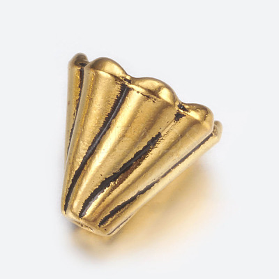 Tibetan Style Bead Caps LS-TIBEB-EA10181Y-AG-FF-1