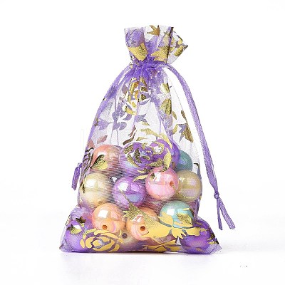 Organza Drawstring Jewelry Pouches OP-I001-C02-1