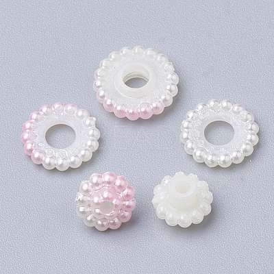 Imitation Pearl Acrylic Beads OACR-T004-12mm-16-1
