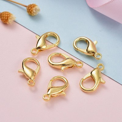 Zinc Alloy Lobster Claw Clasps E106-G-NF-1