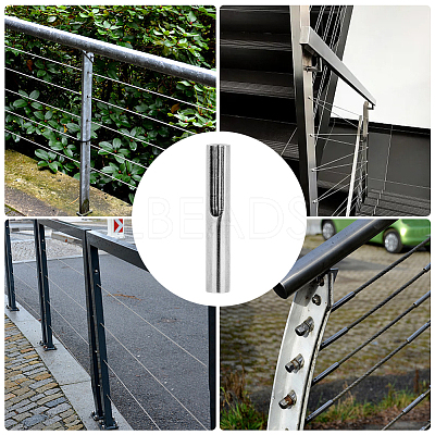 10Pcs 316 Stainless Steel Rigging AJEW-FH0003-12-1
