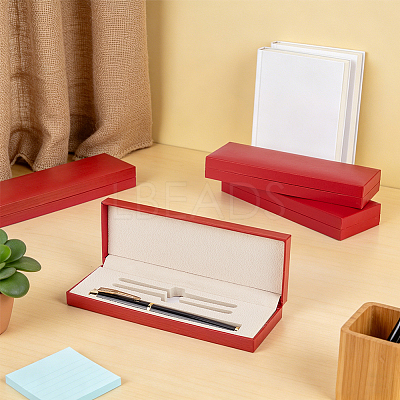 Plastic Pen Gift Packing Boxes CON-WH0001-85B-02-1