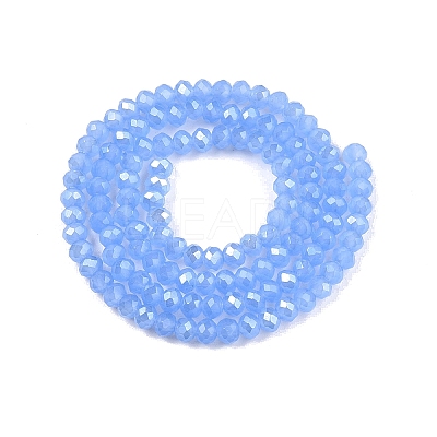 Electroplate Glass Beads Strands EGLA-A044-J3mm-A03-1
