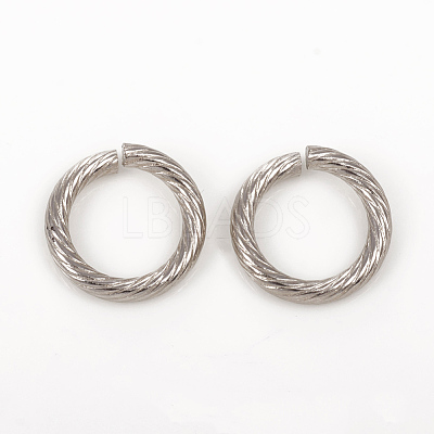 Tarnish Resistant 304 Stainless Steel Open Jump Rings STAS-G224-23P-03-1
