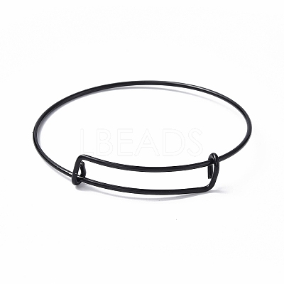 Adjustable Ion Plating(IP) 304 Stainless Steel Wire Bangle Making MAK-F286-03EB-1