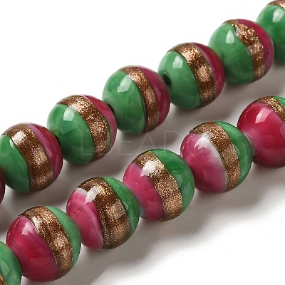 Lampwork Beads Strands LAMP-E036-07G-1