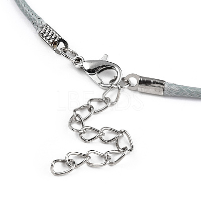 Waxed Cord Necklace Making NCOR-T003-04-1