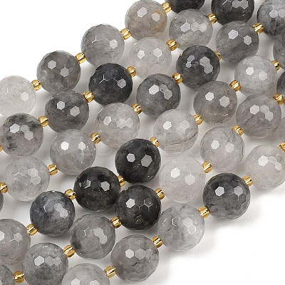 Natural Cloudy Quartz Beads Strands G-C249-A03-16mm-1
