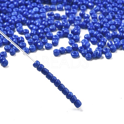 Baking Paint Glass Seed Beads SEED-S001-01-1