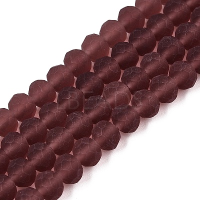 Transparent Glass Beads Strands X-EGLA-A044-T6mm-MD13-1