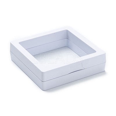 Square Transparent PE Thin Film Suspension Jewelry Display Box CON-D009-01B-05-1
