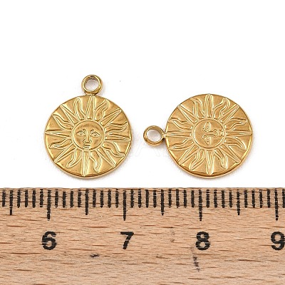 304 Stainless Steel Pendants STAS-I363-09G-1