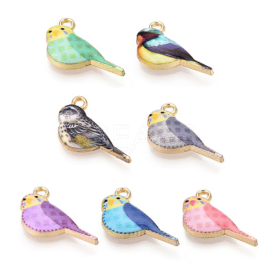 Printed Alloy Pendants ENAM-N056-205-1