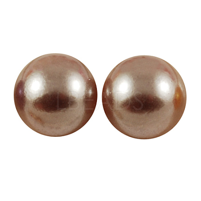ABS Plastic Imitation Pearl Cabochons SACR-S738-6mm-Z49-1