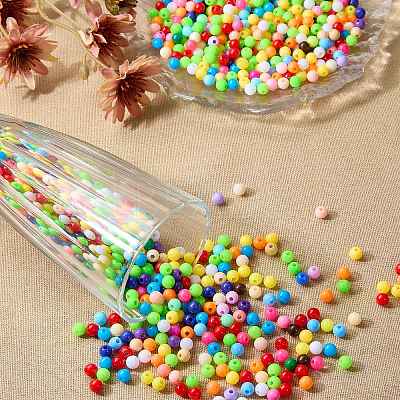 1000Pcs Opaque Acrylic Beads OACR-SZ0001-59-1
