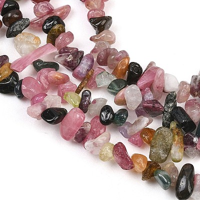 Natural Multicolor Tourmaline Beads Strands G-T148-01-1