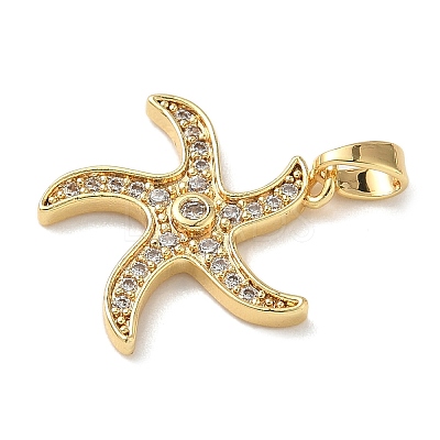 Brass Micro Pave Cubic Zirconia Pendants LS-KK-K305-11E-G-1