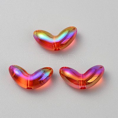 Transparent UV Plating Acrylic Beads LS-TACR-TAC0001-09A-02-1