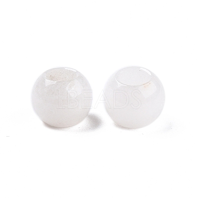 Natural White Jade Beads G-T092-10mm-20-1