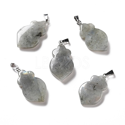 Natural Labradorite Pendants G-F714-01C-1