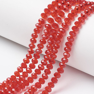 Glass Beads Strands EGLA-A044-T8mm-D-M-1
