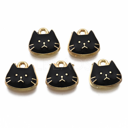 Alloy Enamel Charms ENAM-T011-95B-NR-1