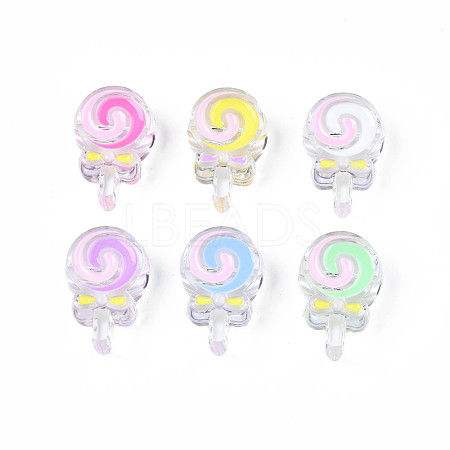 Transparent Acrylic Beads ACRC-S039-04-1