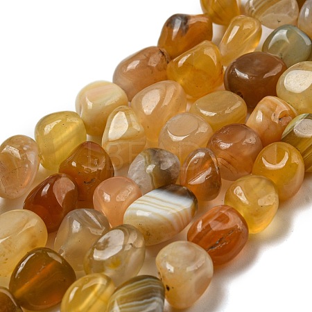 Natural Botswana Agate Beads Strands G-D081-A10-02-1