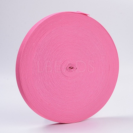 Colored Flat Elastic Rubber Band EC-WH0002-27-1