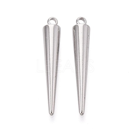 304 Stainless Steel Pendants STAS-T075-22A-P-1