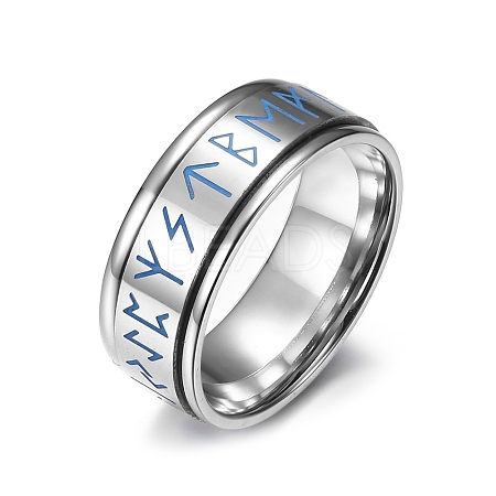Luminous Stainless Steel Rings for Men PW-WG58780-01-1