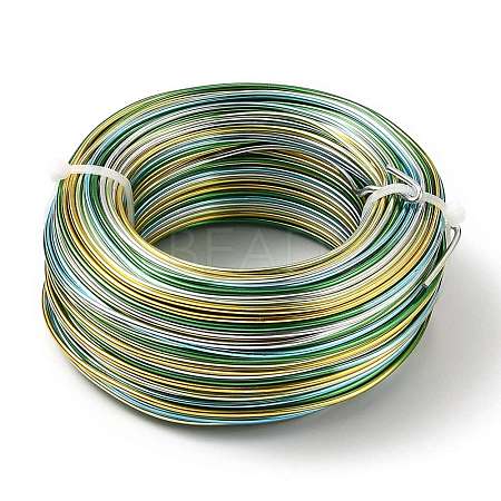 5 Segment Colors Round Aluminum Craft Wire AW-E002-2mm-B06-1