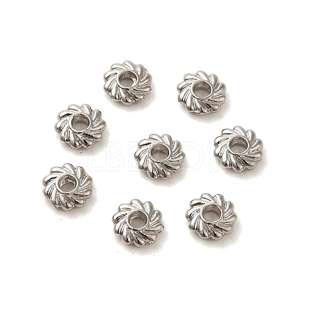 Eco-Friendly Alloy Spacer Beads PALLOY-WH0109-02P-NR-1