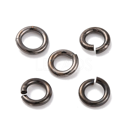 Brass Saw Cut Open Jump Rings KK-G514-01C-B-1