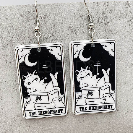Cartoon Theme Acrylic Dangle Earrings FS-WG40F70-14-1