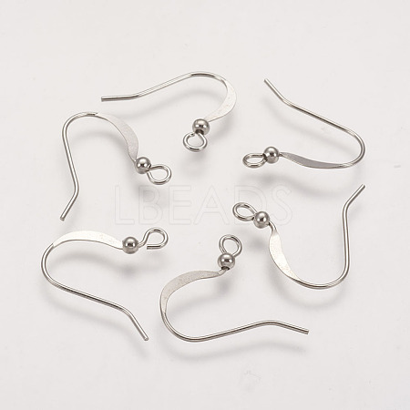 Brass French Earring Hooks KK-Q365-P-NF-1