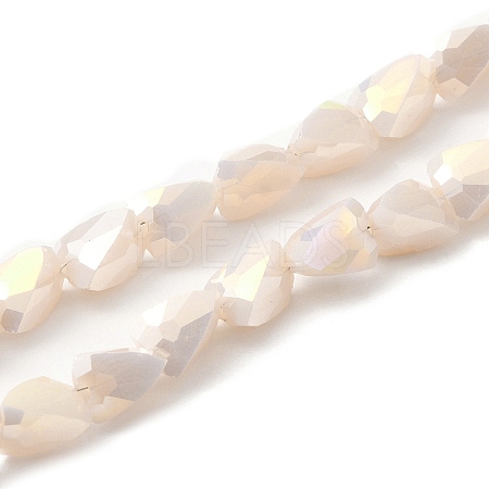 Electroplate Glass Beads Strands EGLA-I017-02-AB01-1