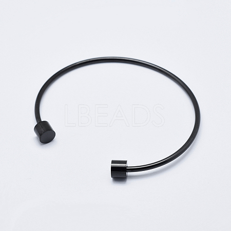 Eco-Friendly 316 Surgical Stainless Steel Cuff Bangle Making STAS-J038-25B-1